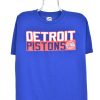 Modern Detroit Pistons shirt, NBA blue graphic tee