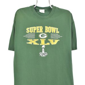 Modern Green Bay Packers shirt, 2011 NFL Super Bowl graphic tee