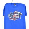 Modern Harley Davidson blue t-shirt
