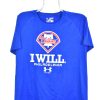 Modern MLB Philadelphia Phillies blue athletic t-shirt
