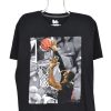 Modern NBA shirt, black graphic tee
