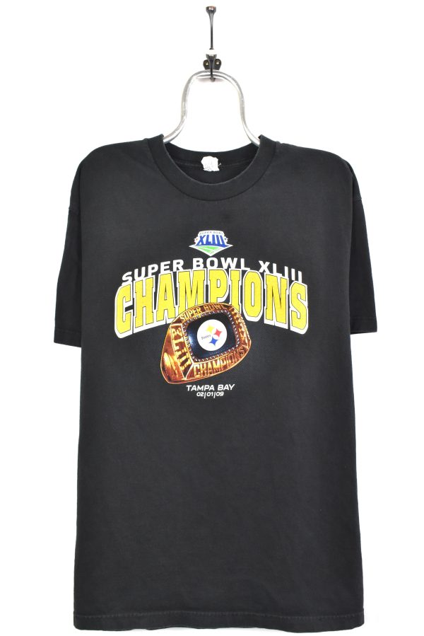 Modern Pittsburgh Steelers shirt, NFL 2009 Super Bowl graphic tee