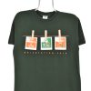 Modern University of Miami shirt, hurricanes green graphic tee