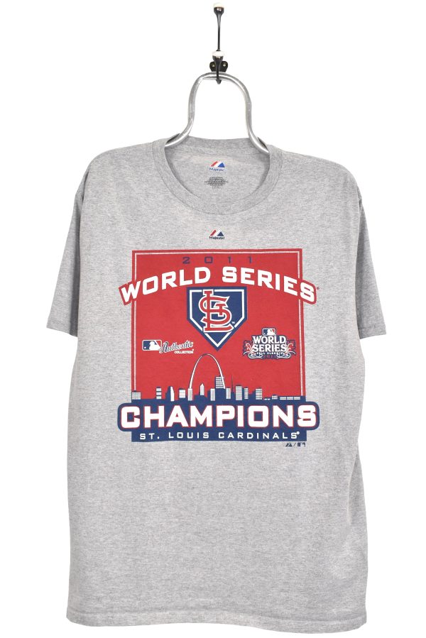 Modern World Series shirt, 2011 MLB grey graphic tee