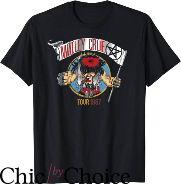 Motley Crue Tour T-Shirt 1984 Tour Allister Banner