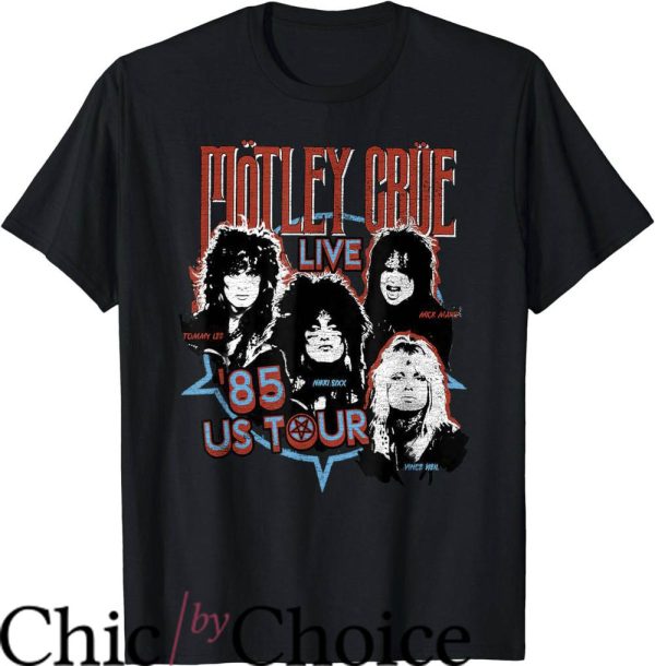 Motley Crue Tour T-Shirt ’85 US Tour
