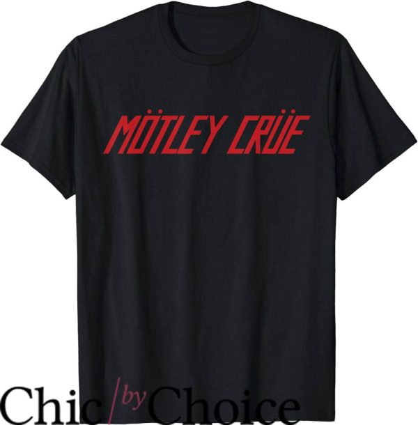 Motley Crue Tour T-Shirt Distressed Logo