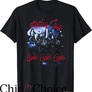 Motley Crue Tour T-Shirt Girls Girls Girls Tracklist