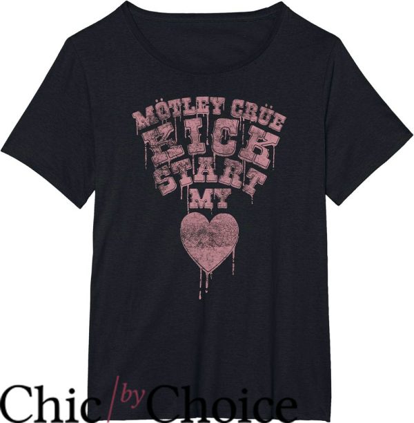 Motley Crue Tour T-Shirt Kickstart My Heart Drip