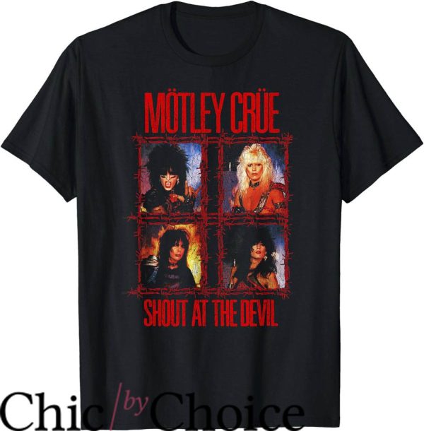 Motley Crue Tour T-Shirt Shout At The Devil