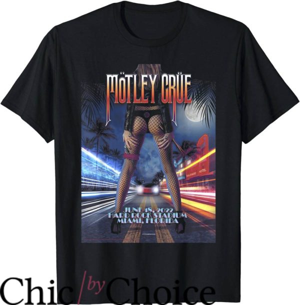 Motley Crue Tour T-Shirt The Stadium Tour Miami Event