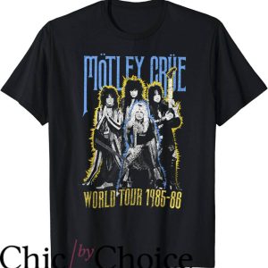 Motley Crue Tour T-Shirt World Tour 85-86