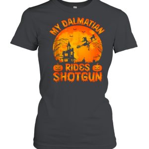 My Dalmatian Rides Shotgun Halloween T-Shirt 1 My Dalmatian Rides Shotgun Halloween T Shirt 2