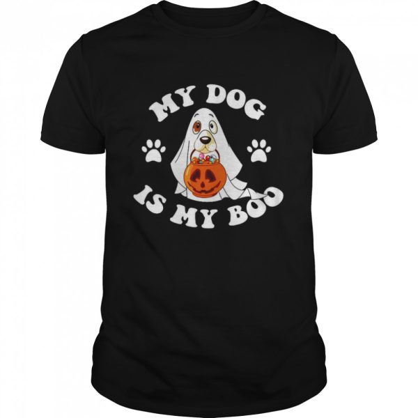 My Dog is My Boo Ghost Halloween shirt