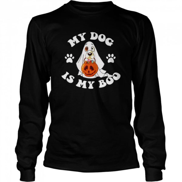 My Dog is My Boo Ghost Halloween shirt