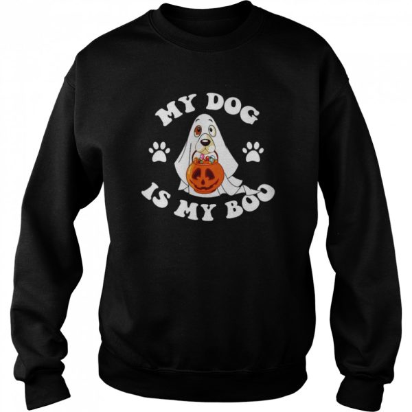 My Dog is My Boo Ghost Halloween shirt