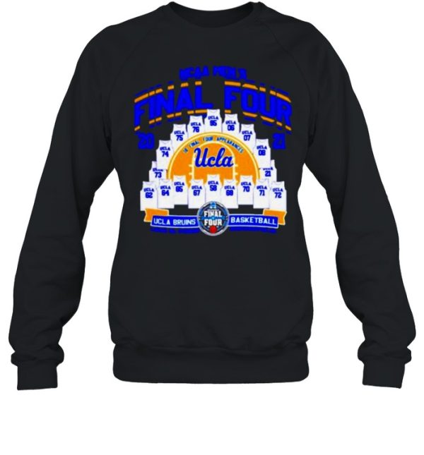 Ncaa men’s final four final four ucla Bruins basketball shirt