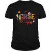 Nurse Halloween Costume Stethoscope Heartbeat Pumpkin Shirt