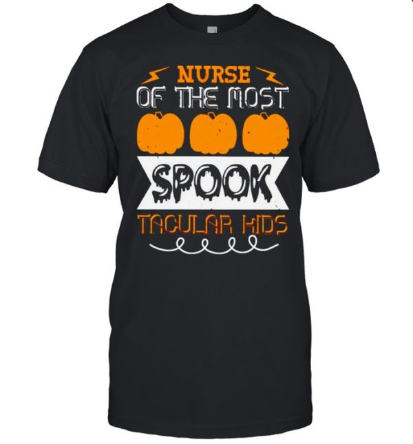 Nurse of the most spooktacular kids Halloween shirt