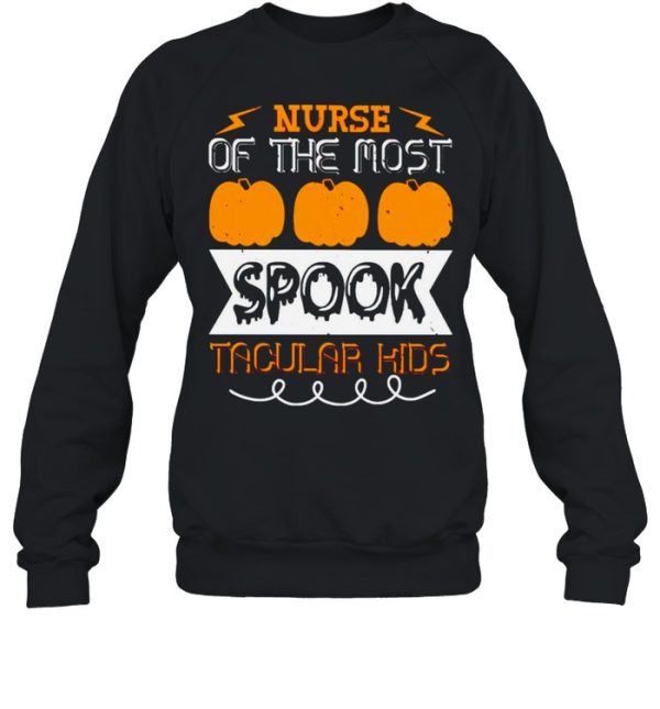 Nurse of the most spooktacular kids Halloween shirt