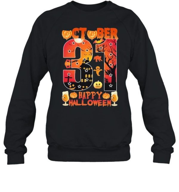 October 31 Happy Halloween Shirt