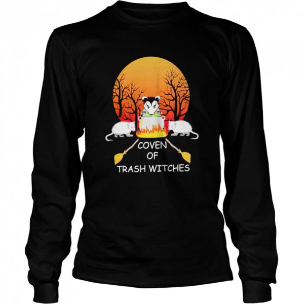 Opossum coven of trash witches Halloween shirt