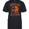 Owl Buckle Up Buttercup You Just Flipped My Witch Switch Skull Halloween Shirt