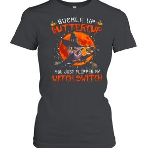 Owl Buckle Up Buttercup You Just Flipped My Witch Switch Skull Halloween Shirt 1 Owl Buckle Up Buttercup You Just Flipped My Witch Switch Skull Halloween Shirt 2