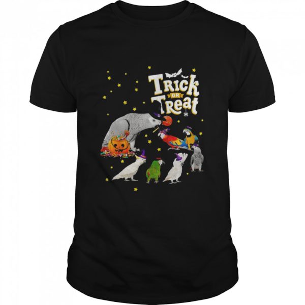 Parrot Trick Or Treat Halloween Shirt