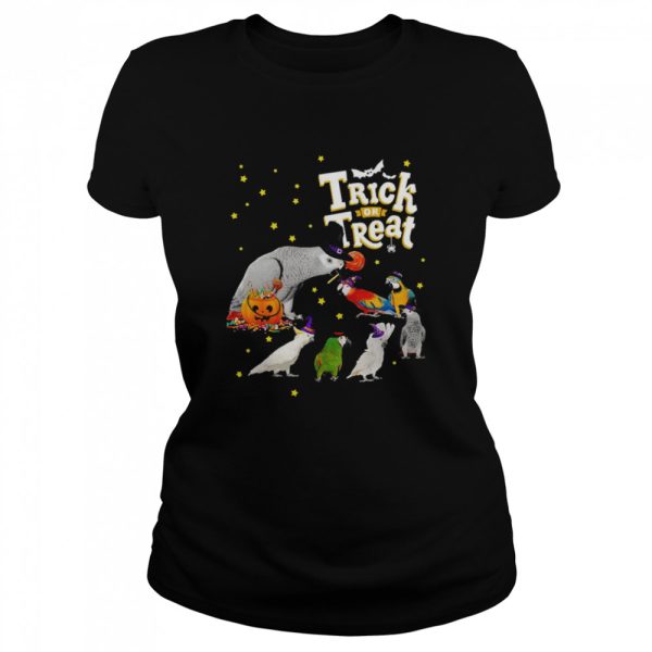 Parrot Trick Or Treat Halloween Shirt