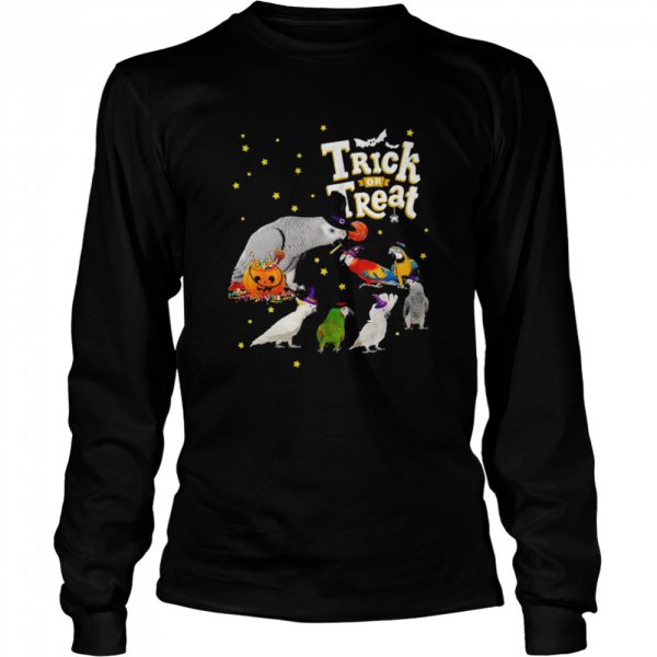 Parrot Trick Or Treat Halloween Shirt