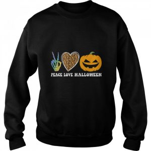 Peace Love Halloween Happy Halloween Pumpkin Leopard Heart T-Shirt B0BHJM5DXB 3 Peace Love Halloween Happy Halloween Pumpkin Leopard Heart T Shirt B0BHJM5DXB 4