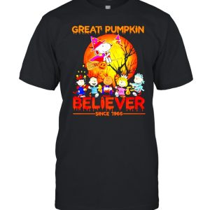 Peanuts great pumpkin believer since 1966 Halloween shirt 1