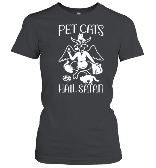 Pet Cats Hail Satan shirt