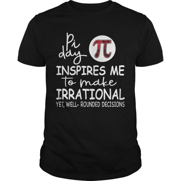 Pi day inspires me to make irrational shirt, hoodie, long sleeve