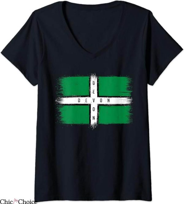 Plymouth Argyle T-Shirt Devon Flag UK T-Shirt NFL