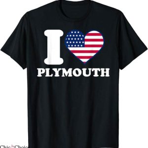 Plymouth Argyle T-Shirt I heart Plymouth T-Shirt NFL