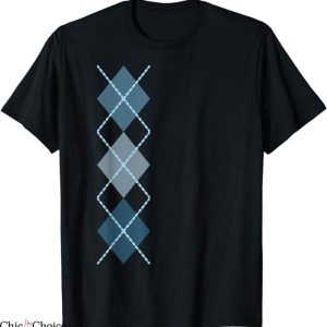 Plymouth Argyle T-Shirt Pattern Rockabilly Argyle T-Shirt