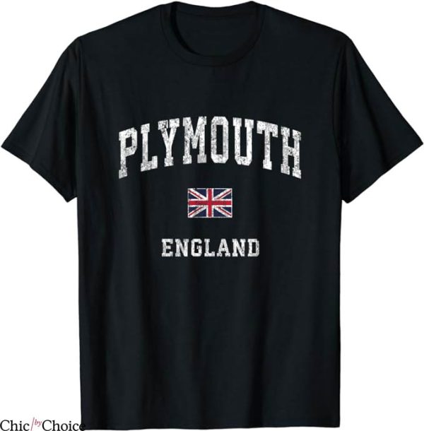 Plymouth Argyle T-Shirt Plymouth England Vintage Tee NFL