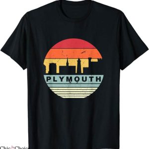 Plymouth Argyle T-Shirt Retro Vintage Matching Plymouth Tee