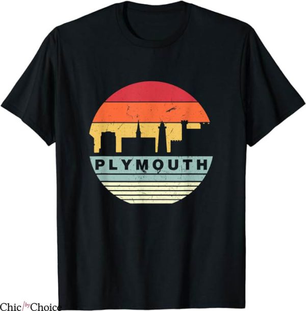 Plymouth Argyle T-Shirt Retro Vintage Matching Plymouth Tee