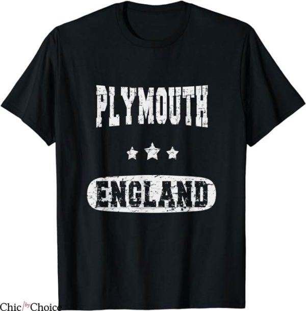 Plymouth Argyle T-Shirt Vintage Plymouth England T-Shirt NFL