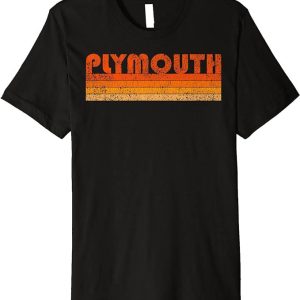 Plymouth Argyle T-Shirt Vintage Retro Plymouth MA Tee Shirt
