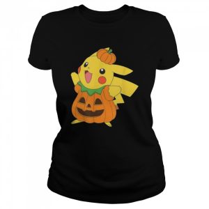 Pokemon Halloween Pikachu Pumpkin shirt 1 Pokemon Halloween Pikachu Pumpkin shirt 2