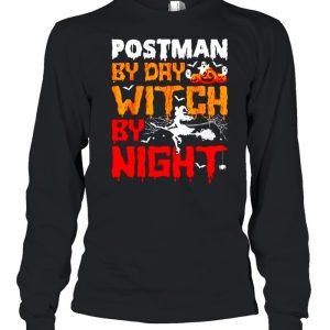 Postman by day witch by night Halloween shirt 2 Postman by day witch by night Halloween shirt 3