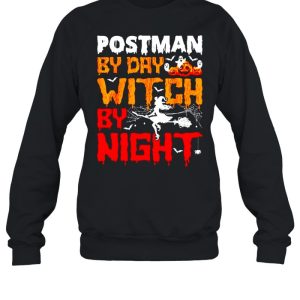 Postman by day witch by night Halloween shirt 3 Postman by day witch by night Halloween shirt 4