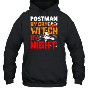 Postman by day witch by night Halloween shirt 4 Postman by day witch by night Halloween shirt 5