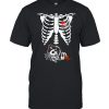 Pregnancy Pirate Baby Skeleton X ray Halloween Costume shirt