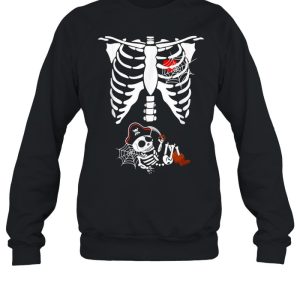 Pregnancy Pirate Baby Skeleton X ray Halloween Costume shirt 3 Pregnancy Pirate Baby Skeleton X ray Halloween Costume shirt 4