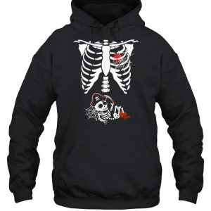 Pregnancy Pirate Baby Skeleton X ray Halloween Costume shirt 4 Pregnancy Pirate Baby Skeleton X ray Halloween Costume shirt 5
